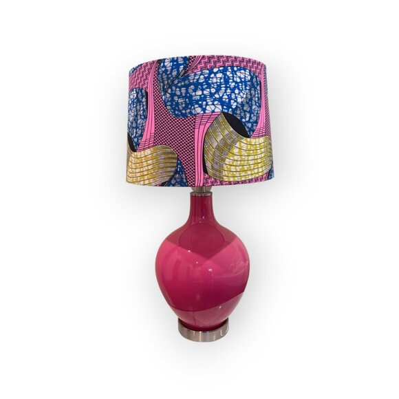 Big Ankara table lamp from South Africa - Picture 2 of 8